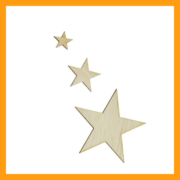 Balsa Wood Stars