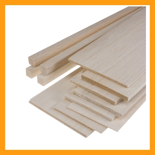 Balsa Wood Sheet 100mm x 450mm - each Balsa Wood Sheet 100mm x 450mm - each