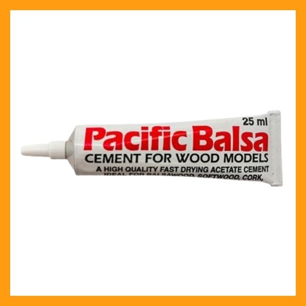 Pacific Balsa Acetate Cement 25ml red and white tube