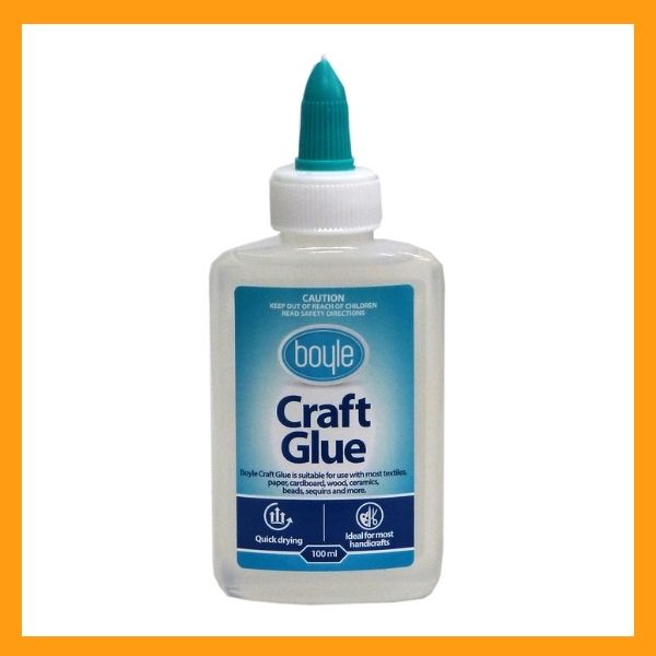 Craft Glue 100 ml blue and white bottle